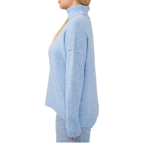 NWT Vince Camuto Ladies Turtleneck Sweater in Blue 💙 XXL - Picture 2 of 8